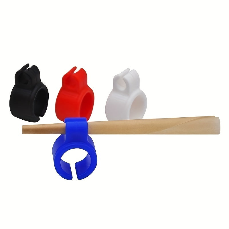 Unisex Silicone Finger Protector Ring for Cigarette Holding Smoking Accessory