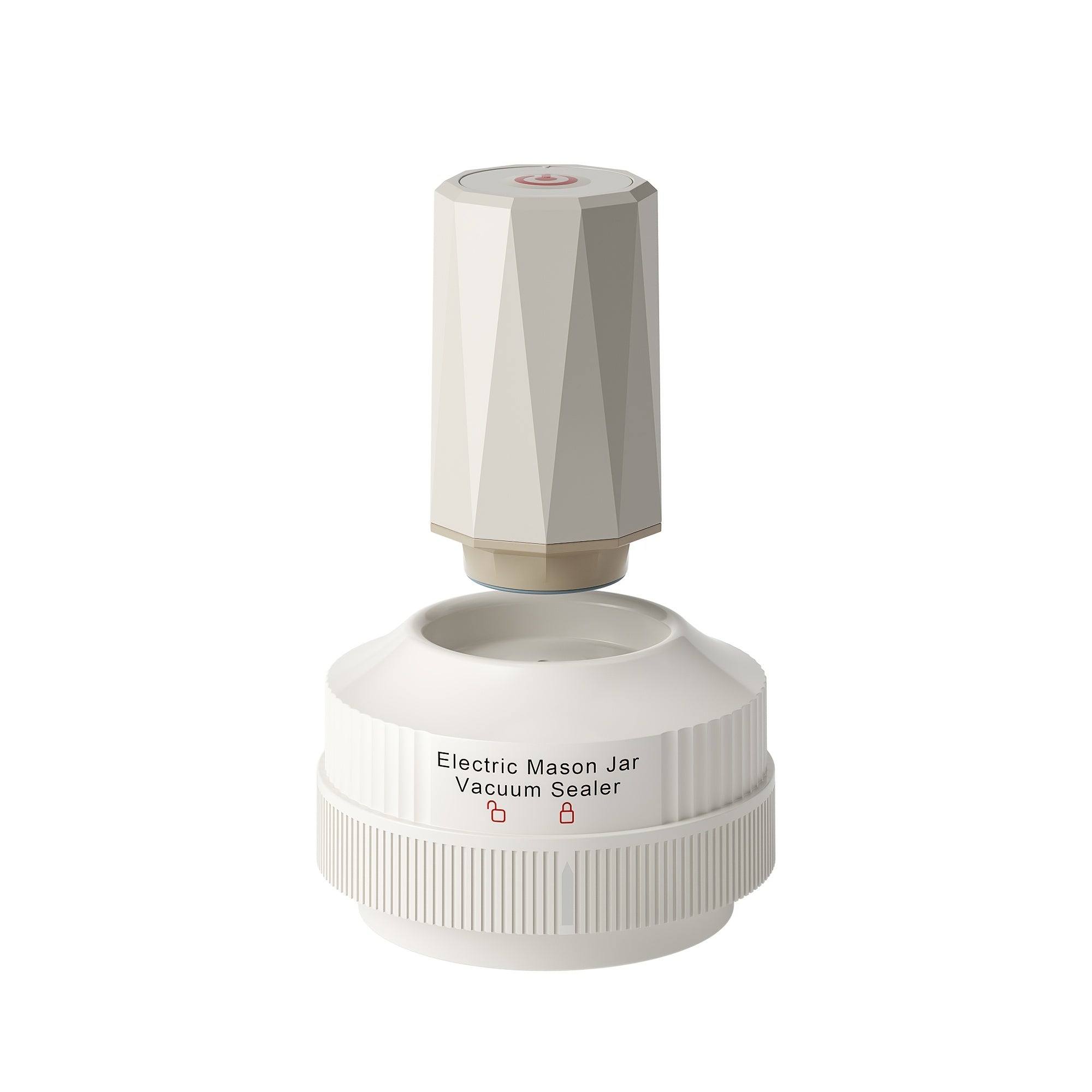 Wireless Mason Jar Vacuum Sealer to'plami Elektr vakuum muhrlagichi, 10 ta qopqoq va Mason idishlari uchun 1 ta ochgichni o'z ichiga oladi, oziq-ovqatning yangiligi saqlanishi uchun mukammal.