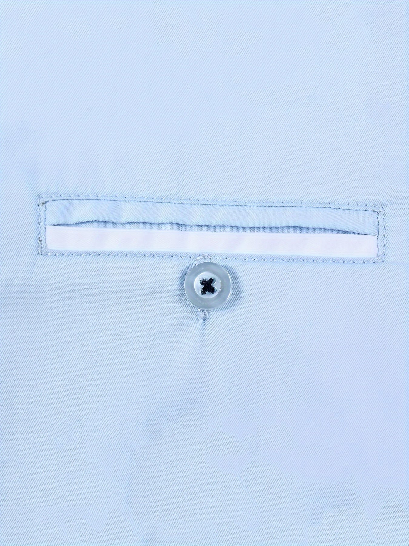 Men's Long Sleeve Dress Shirt with Contrast Lapel Collar Color Block for Formal Wear