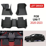 Lüks PU deri avtomobil podasi matolari uch qismli to'plam LHD transport vositalari uchun