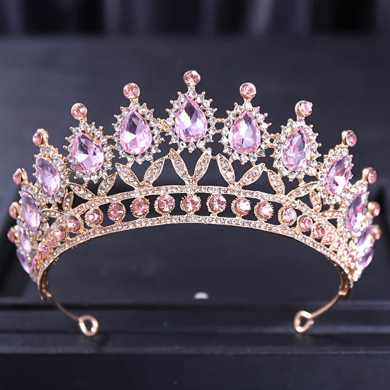 Sparkling Tiaras and Crowns for Brides and Princesses, Silver, Adjustable