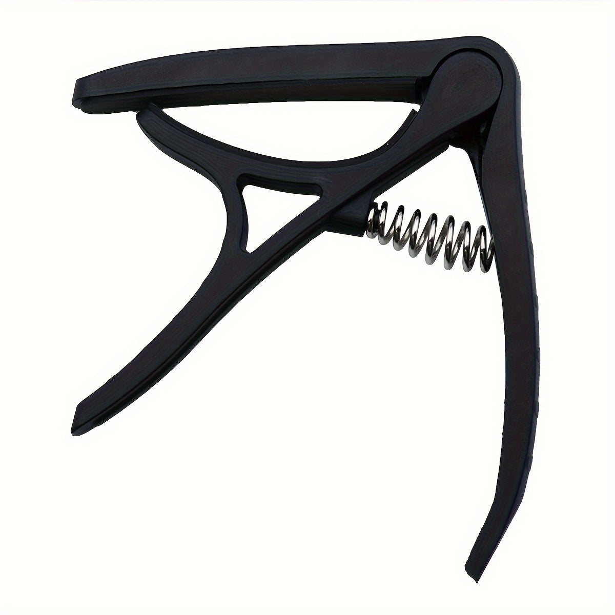 Каподастр для гитары 3-в-1 с нейлоновым ремешком, держателем для медиаторов и зажимом для настройки укулеле, материал ABS