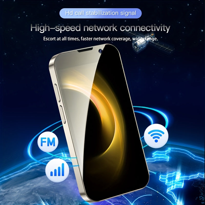 Мини смартфон 3.0 дюйма 2ГБ ОЗУ 16ГБ ПЗУ Dual SIM Распознавание лица Android 9.0