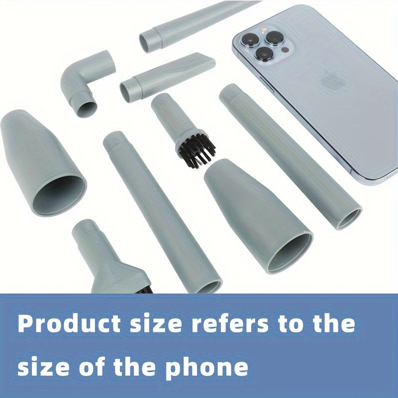 Universal Vacuum Cleaner Attachment Kit 9 Pieces for Home and Car Cleaning