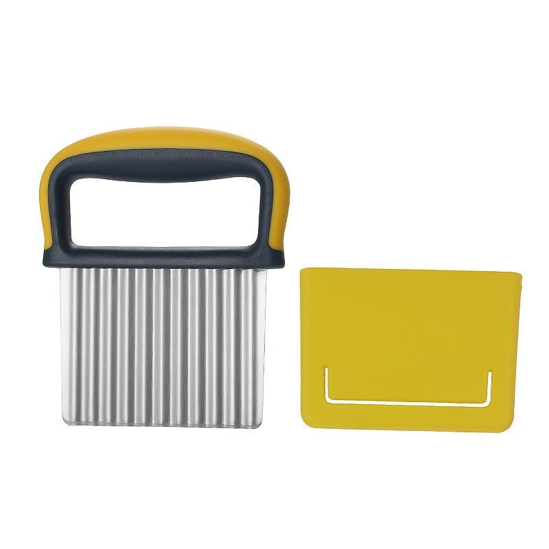 Stainless Steel Wavy French Fry Cutter Vegetable Slicer Tool Kitchen