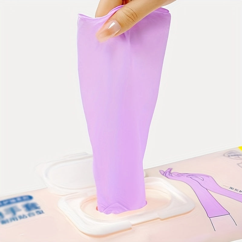 20 Nitrile Cleaning Gloves Waterproof Extra Thick 14-Inch Long Sleeves