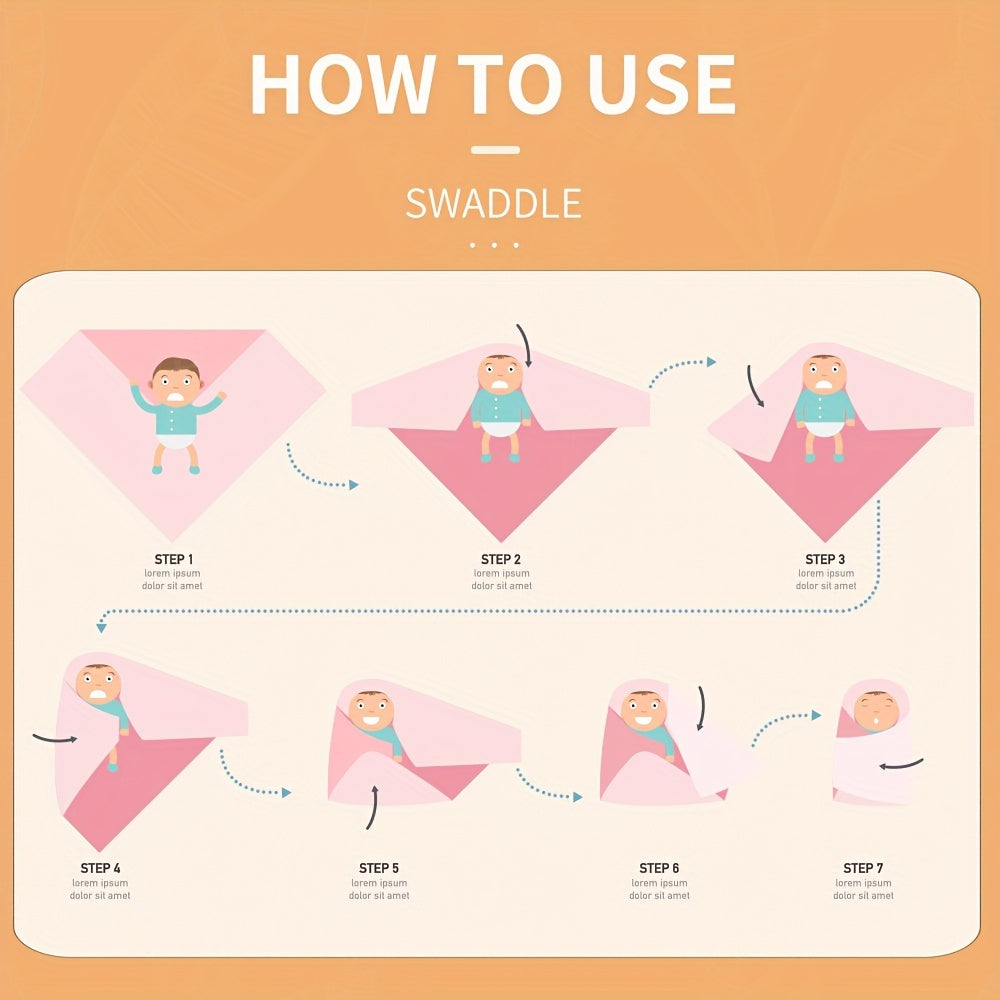 Muslin Swaddle Blanket for Newborns and Infants Soft 2-Layer Multi-Use