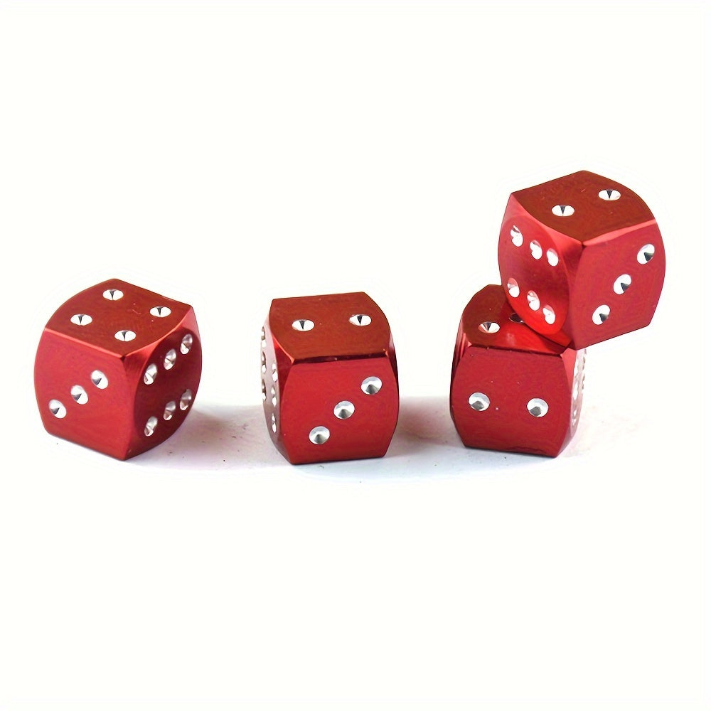 4 шт. алюминиевые сплавные цветные кубики для воздухозаборников, универсальные крышки для шин для автомобиля и мотоцикла