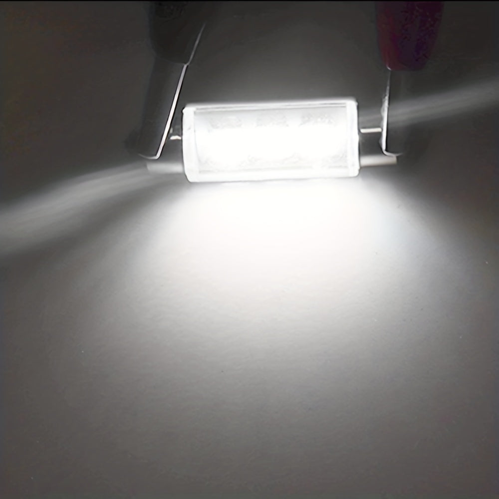 4Pcs White LED Car Interior Light Bulbs for Dome Map Trunk Step DC12V