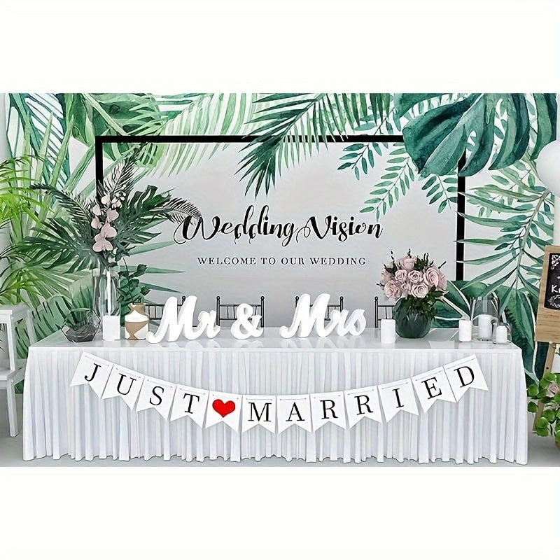Rustic Wedding Signs for Party Decor and Home Wall Display Stand Figurines