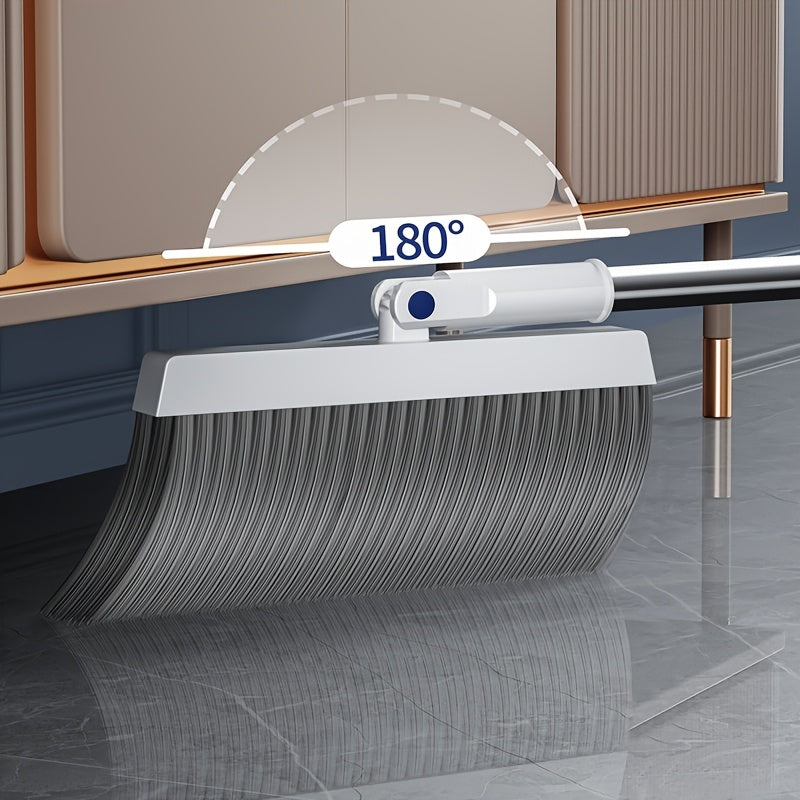 All-in-One Home Cleaning Set with Long-Handle Broom and Dustpan for Dust and Pet Hair