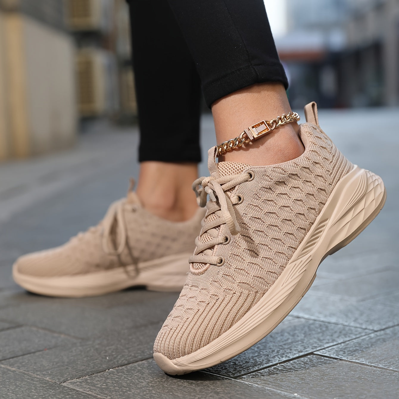 Women's Breathable Running Sneakers Lightweight Cushioned Shoes for Gym and Casual