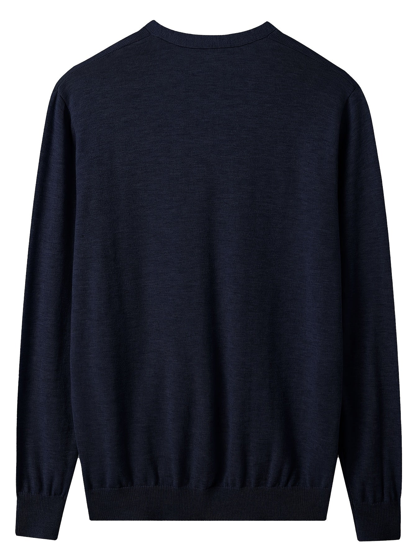 Plus Size Men's Mustard Yellow V-Neck Cardigan Sweater Lightweight Button-Up Knit Fall