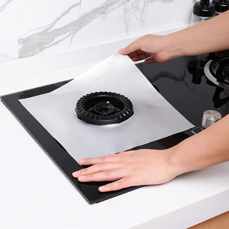 Gaz pechka moyga chidamli yostiqchalari, qayta ishlatiladigan, olovga chidamli, suv o'tkazmaydigan oshxona pechka himoyasi