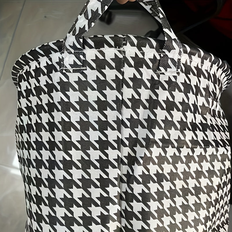 Cesta de lona plegable con asas para ropa y almacenamiento en baño y dormitorio