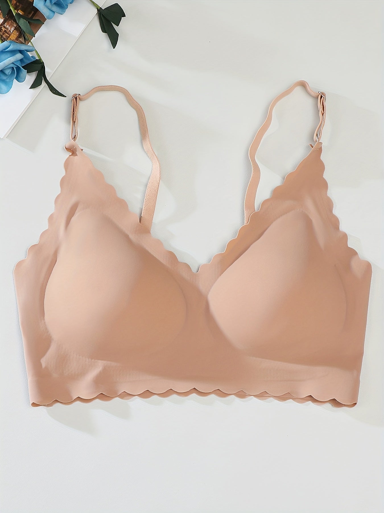 Plus Size Seamless Wire-Free Bra Comfortable Fit High Elasticity