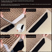 4-Pack Non-Slip Carpet Grippers 12.7x12.7cm Self-Adhesive Anti-Curling Tapes