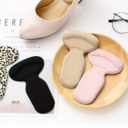 Women Heel Cushion Inserts 6 Pack Self-Adhesive Black Beige Comfort