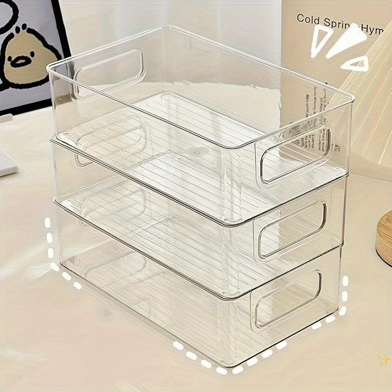 Пластиковый контейнер для хранения продуктов с ручкой, дизайн ящика, безопасен для морозильника, органайзер для овощей