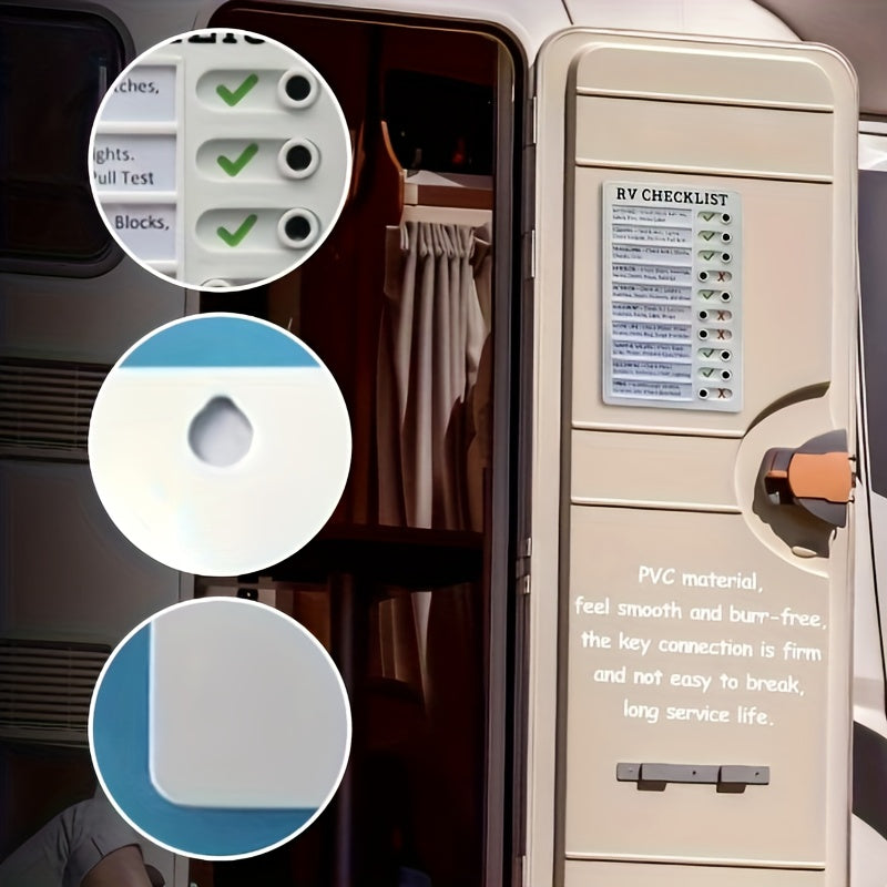 Reusable Plastic Chore Chart with Sliding Tabs for Daily Tasks and Visual Self-Discipline Checklist