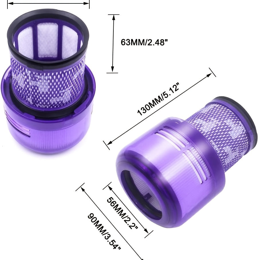 Dyson V11 V15 SV14 Cyclone Animal Absolute Total Clean simsiz changyutgich uchun almashtirish HEPA filtr to'plami - 2 dona