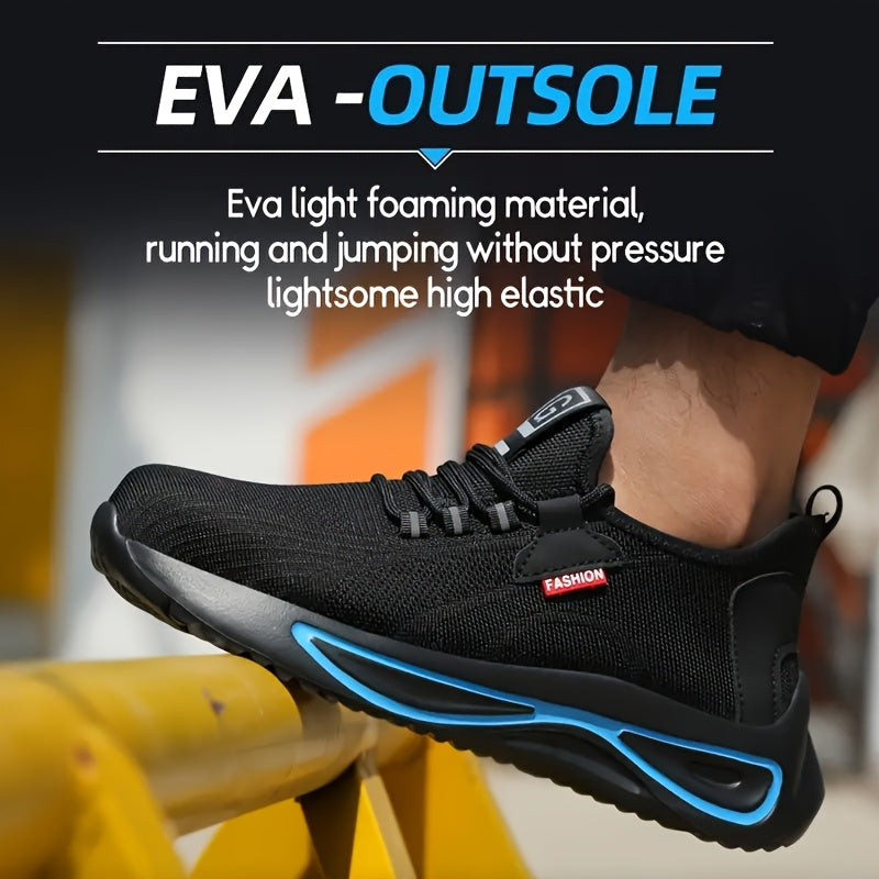 Lightweight Breathable Safety Shoes for Hiking Impact and Puncture Protection