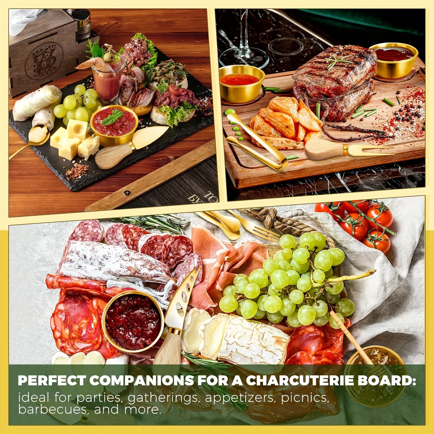 3 чашки для соуса из нержавеющей стали, по 1,5 унции каждая, многоразовые и коммерческого класса для домашнего или ресторанного использования, идеально подходят для закусок или сырных тарелок во время праздников.