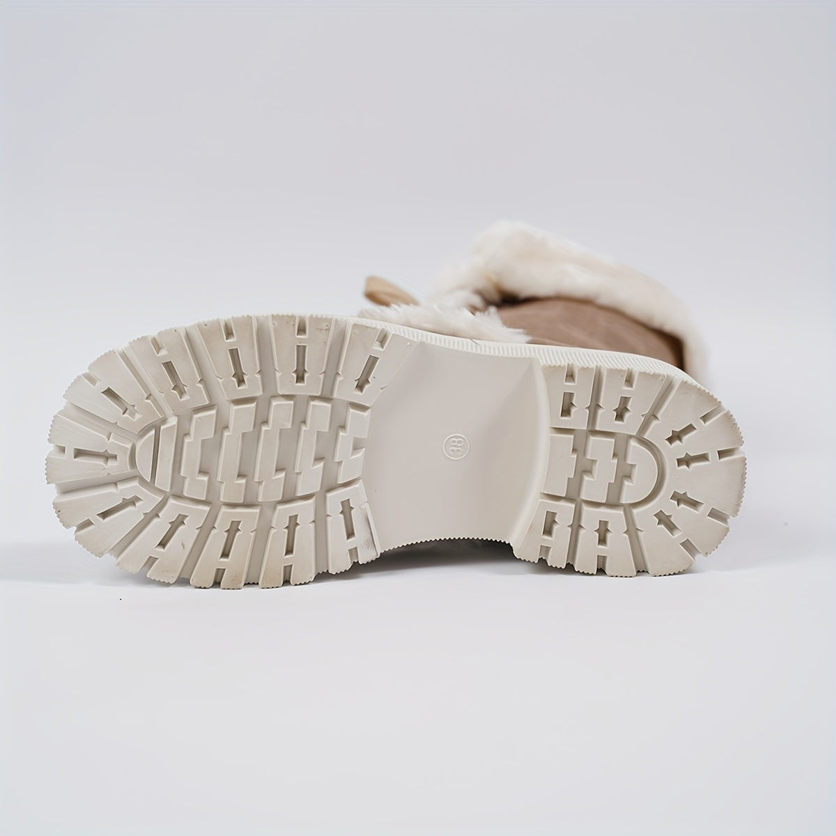 Women's Winter Boots Warm Faux Leather Cowgirl Ankle Shoes Black White