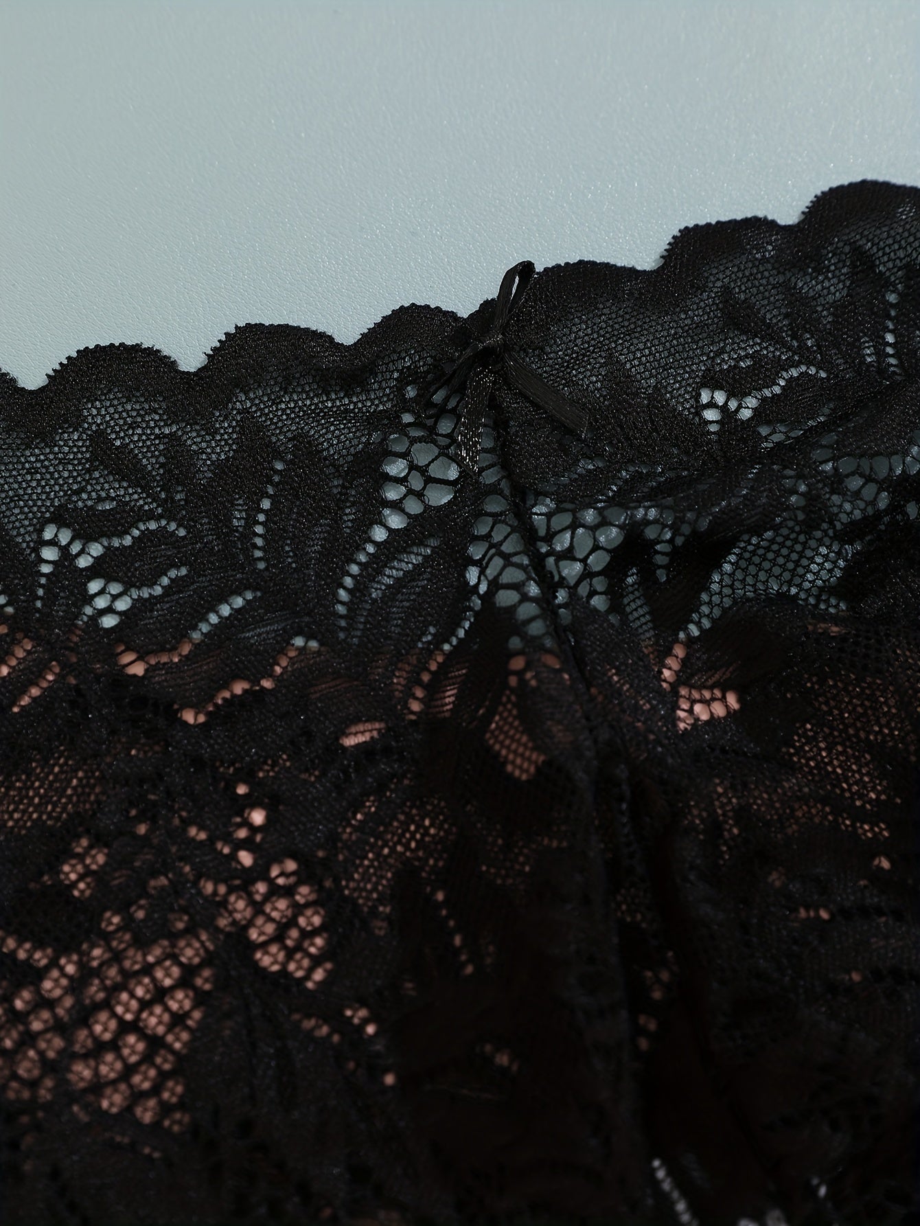 Set of 3 Women's Low-Rise Lace Boyshort Panties Breathable Nylon Blend Floral Patterns