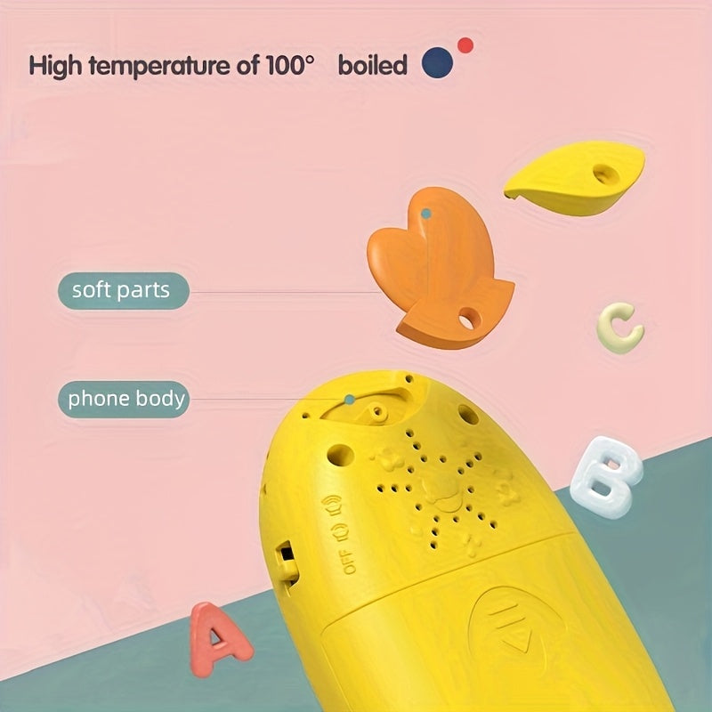 Интерактивный игрушечный телефон для детей - Музыкальная образовательная игрушка, работающая на батарейках AAA, идеальный подарок на Рождество или Хэллоуин для детей