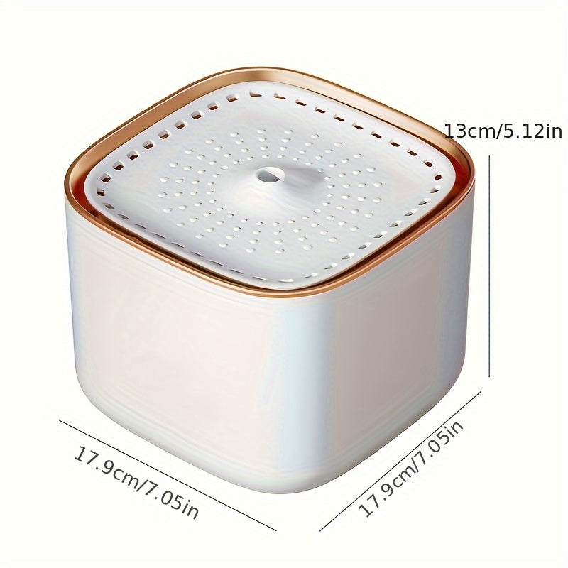 3L Automatic Cat Water Fountain USB Electric Dispenser with LED Light and Replacement Filters