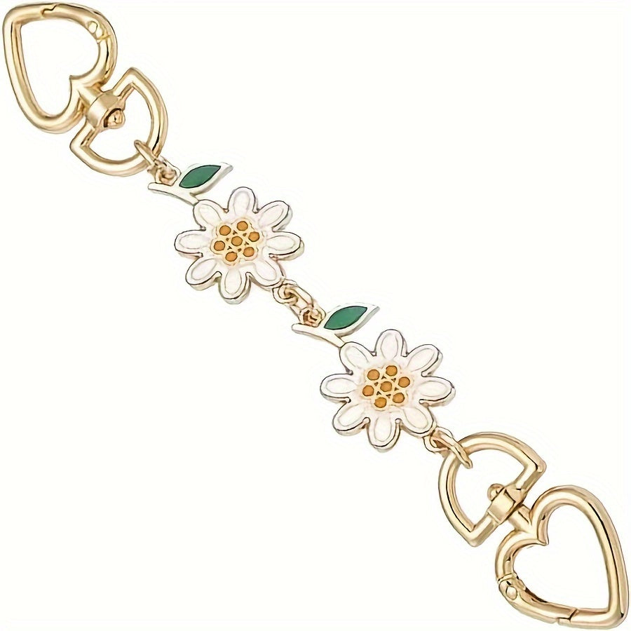 Ayollar sumkalari uchun mukammal aksessuar bo'lgan 1 dona Purse Chain Strap Extender bilan sumkalaringizga nafislik va uslub qo'shing.