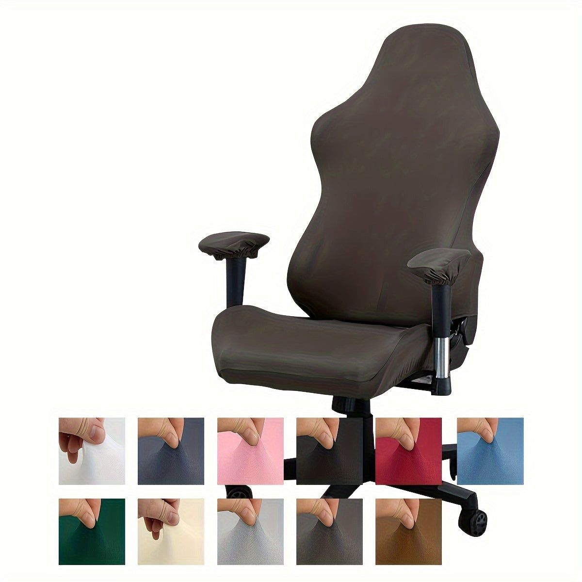 Waterproof Gaming Chair Cover Set with 2 Armrest Covers