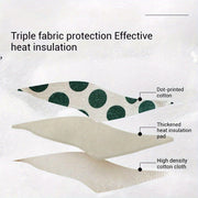 2-Pack Cone-Shaped Pot Lid Holders Insulated Triangle Cover Clips Kitchen Accessories