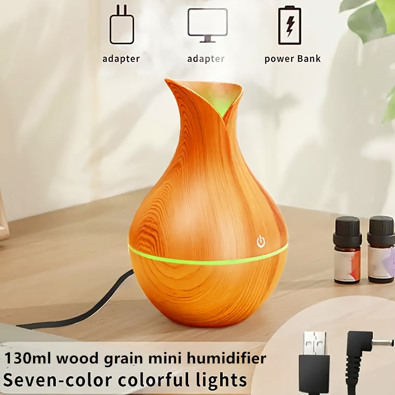 Humidificador de cerámica de 130ml para decoración del hogar Blanco