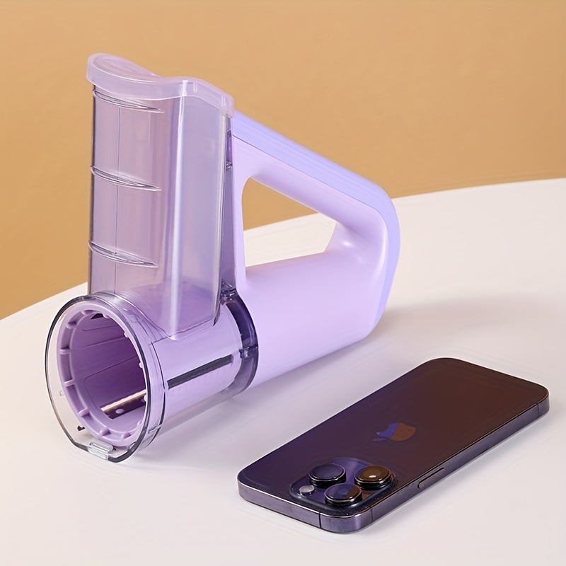 Electric Handheld Vegetable Chopper Slicer with Stainless Steel Blades USB Rechargeable