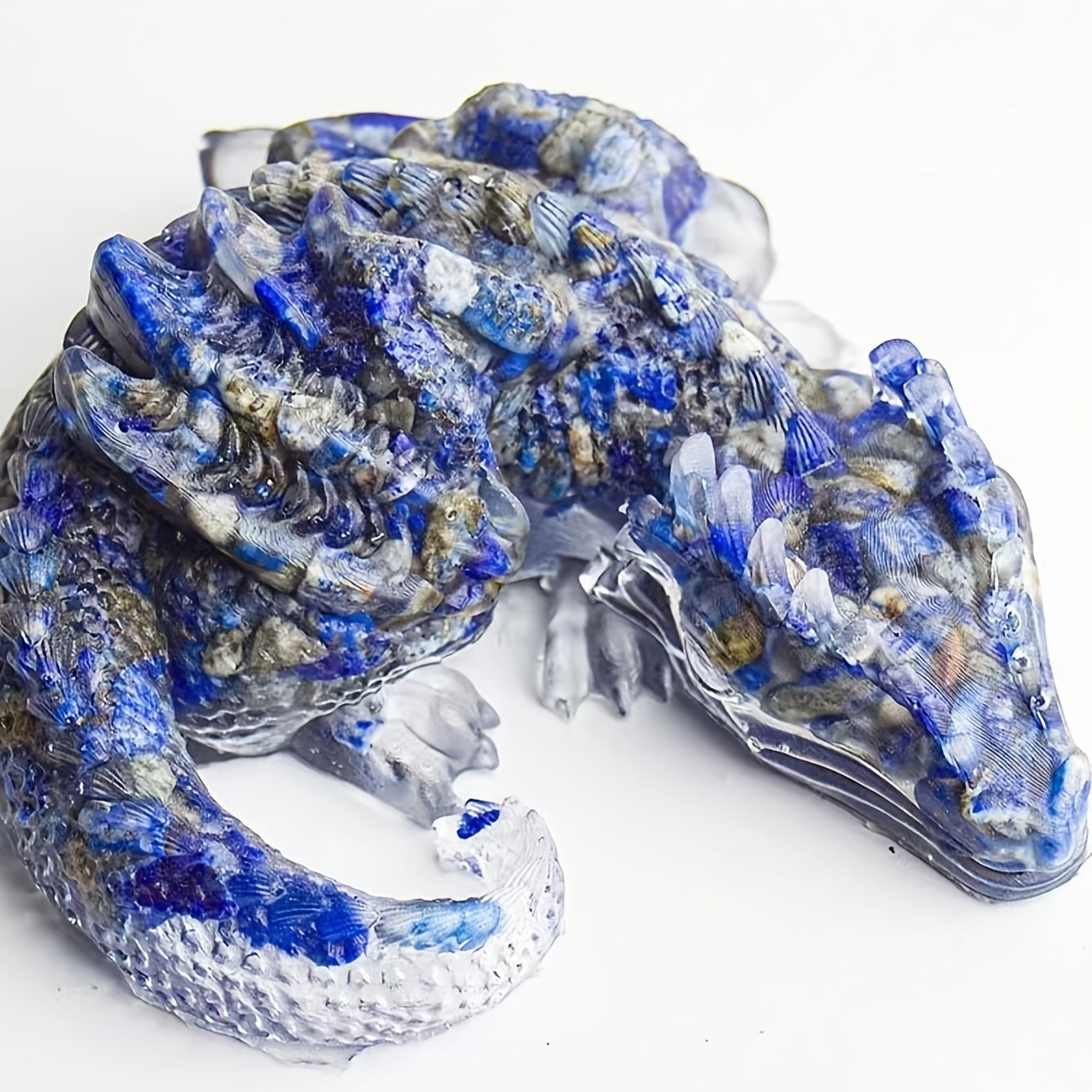 Кристальный дракон в виде гравия для домашнего декора и подарков