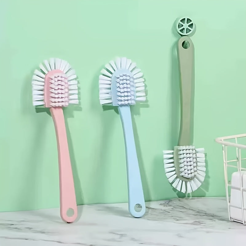 Unisex Plastic 5-in-1 Shoe Cleaning Brush with Scrubbing Head