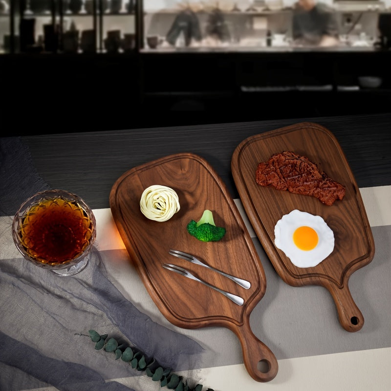 Walnut Wood Chopping Board for Meat Cheese Bread Kitchen Accessory