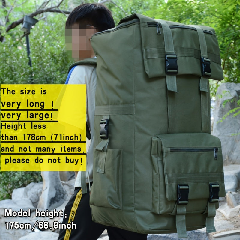 Large Capacity Camo Travel Backpack Foldable Durable Outdoor Sports Long-Distance Trip