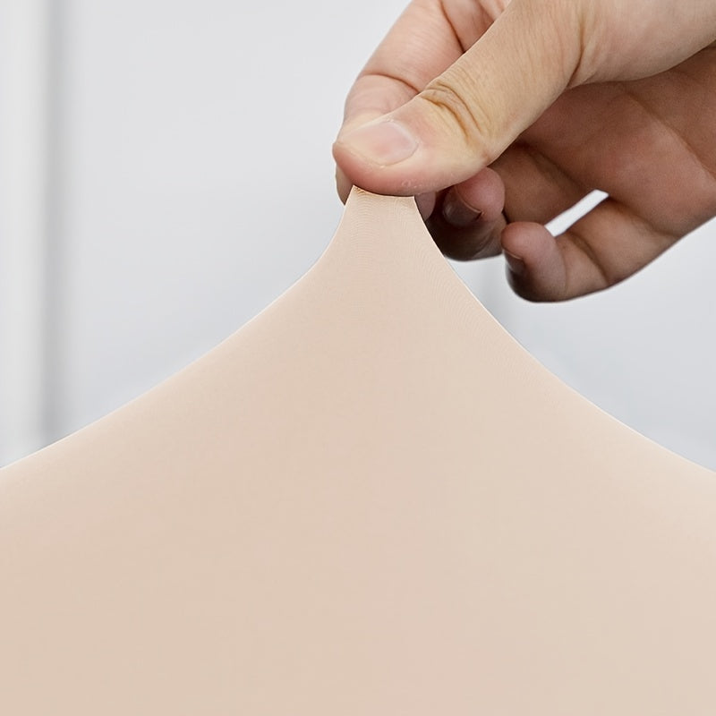 Молочный шелковый чехол для стула для столовой, отеля, церемонии, эластичный, защищает мебель