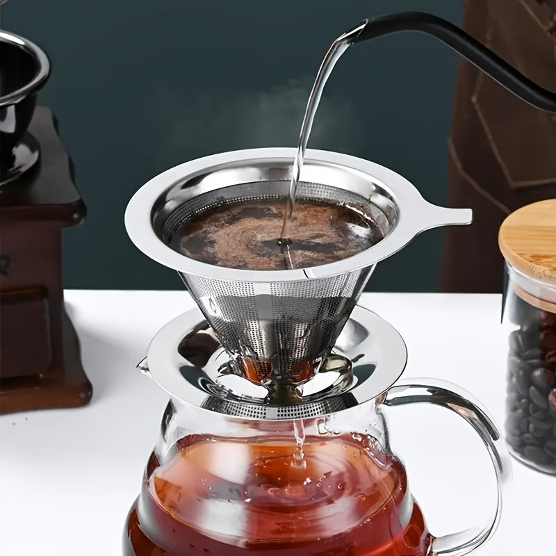 Одно ситечко для чая и кофе из нержавеющей стали SUS304, идеально подходящее для использования на кухне.