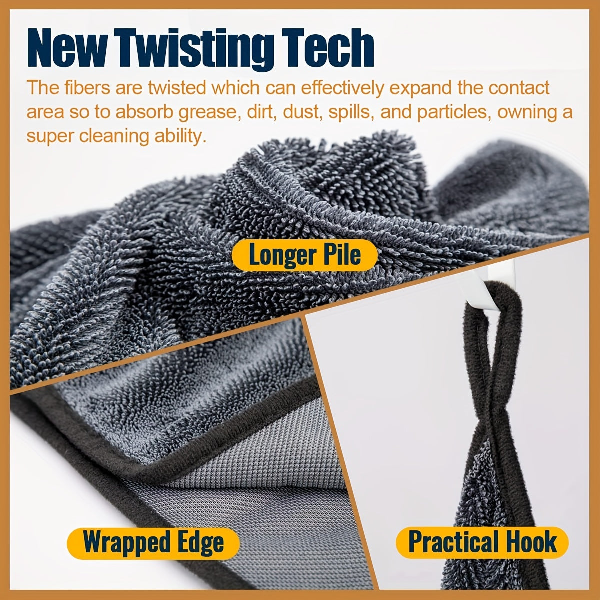 Экстра большой микрофибровый автомобильный полотенце ультра впитывающее мягкое для автодетейлинга