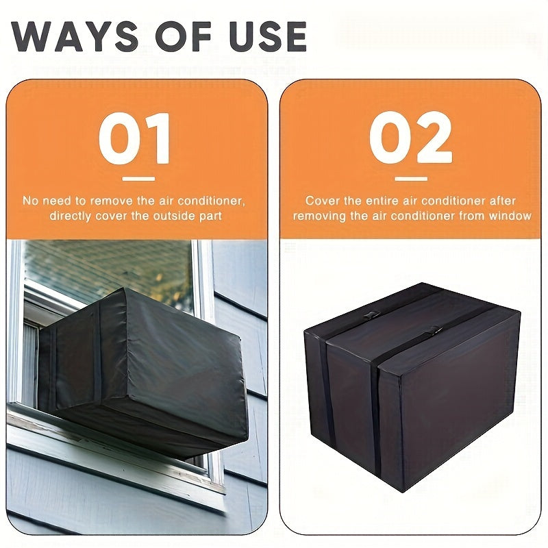 Window AC Cover Dustproof Rainproof Windproof Snowproof Multi-Functional Use