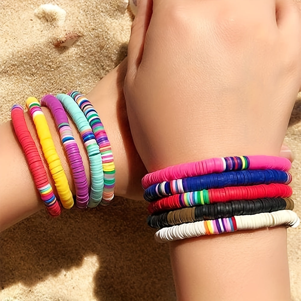 DIY Bracelet Charm Making Kit 120 Colors 12,000 Beads Polymer Clay Jewelry Supplies