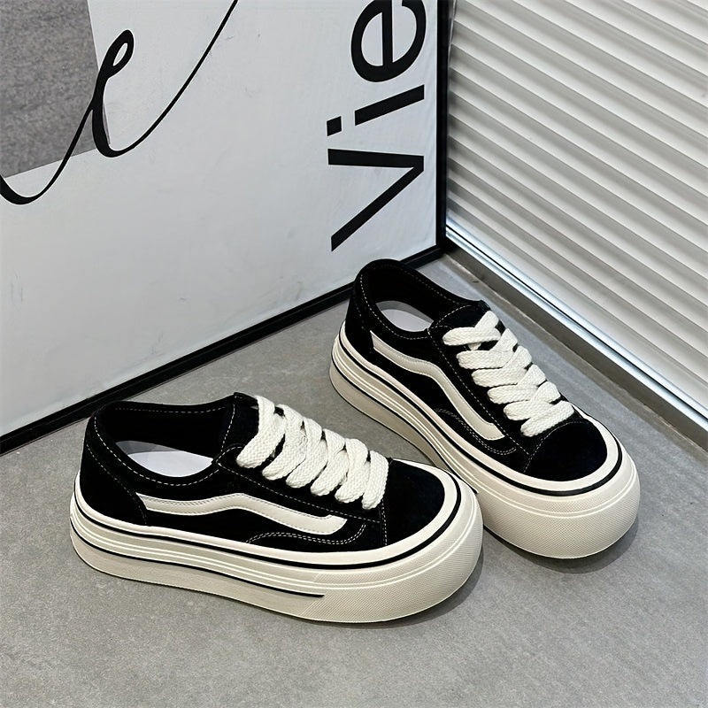 Women's Casual Canvas Sneakers Soft-Sole Breathable Comfortable Walking Shoes