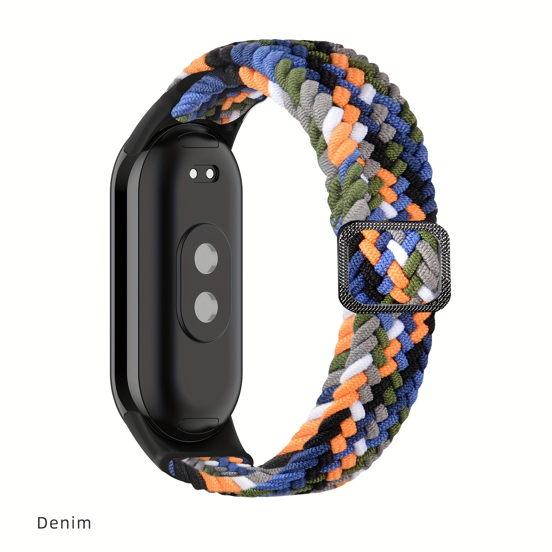 Nylon Braided Watch Strap with Adjustable Buckle for Xiaomi Mi Band 3 4 5 6 7 8 9