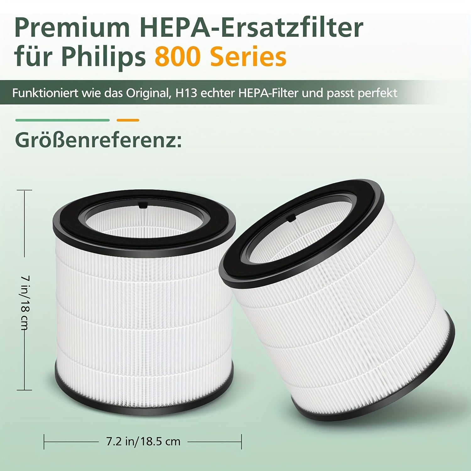 3-in-1 Activated Carbon Filter for Air Purifiers Compatible with 800 Series AC0830 AC0820 AC0819