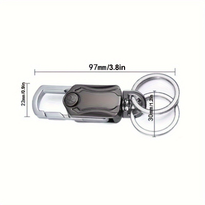 Multipurpose Keychain with Spinner, Bottle Opener, Key Holder, Knife, Phone Stand