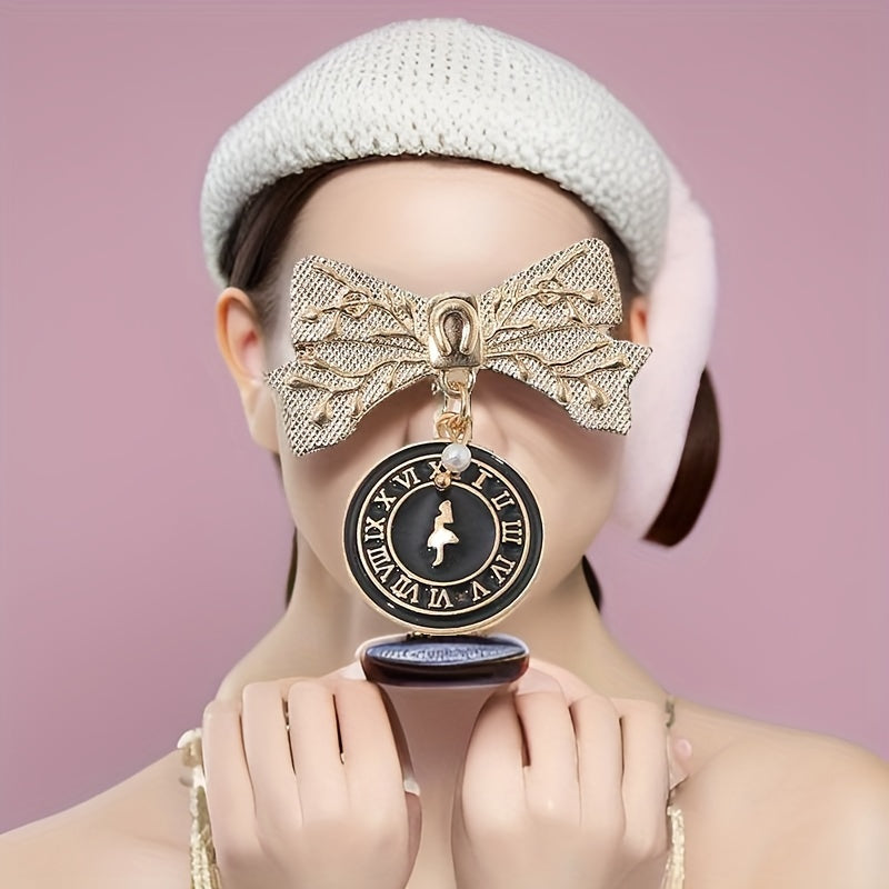 Vintage Evropa uslubidagi Alice Pearl Brooch Alloy noaniq shakli hashamatli dizayndagi zargarlik buyumlari ayollar uchun